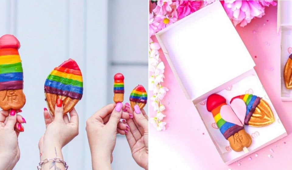 La Quequetterie fête le mois des fiertés avec une box de gaufres coquines aux couleurs LGBT !