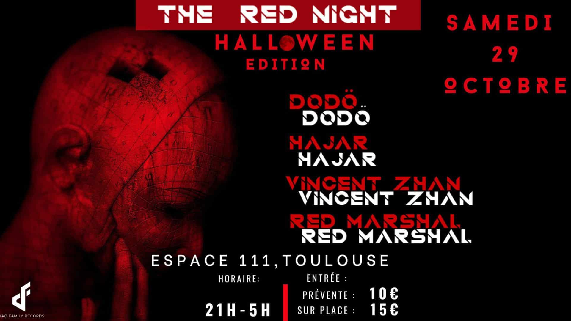 The Red Night Toulouse Halloween