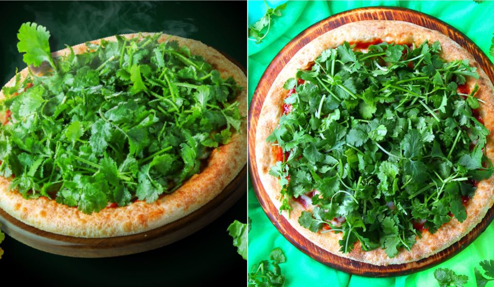 Insolite : Pizza Hut lance une pizza 100% coriandre !